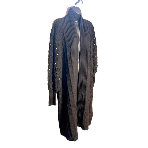 INC embellished sleeve coatigan size large NWT - Picture 4 of 8